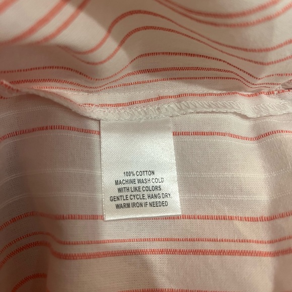 UNTUCKit NWT Durfort White with Pink Stripes Tunic Blouse - Picture 7 of 8